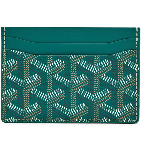 goyard card holder turquoise|Card holders .